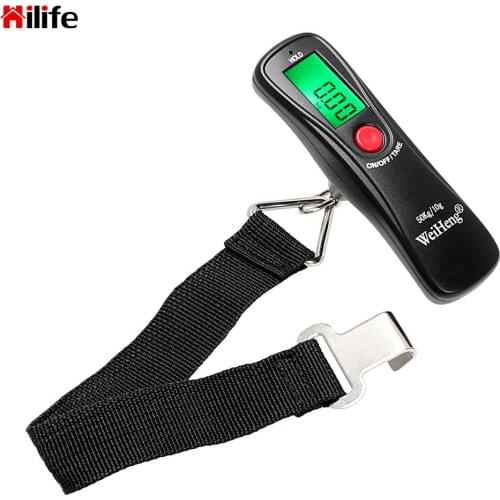 Electronic Digital Scale 50kg 10g Hanging Strap Hook Scale Fishing Travel Luggage Weight Scale Pocket Portable