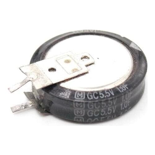 Farah capacitance buttoned 5.5V 1F H P19MM feet before super capacitor 5.5V1F (5pcs)