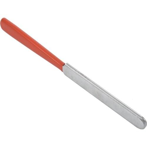 Hot AD-Guitar Fret Crowning Luthier File Stainless Steel Narrow Dual Cutting Edge Tool Silver