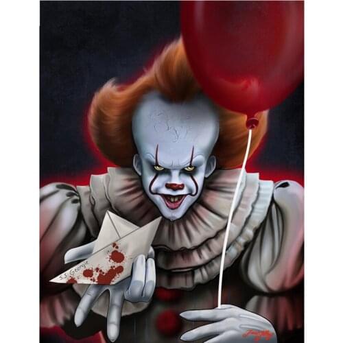 Full Square/Round Drill 5D DIY Diamond Painting "clown "3D Embroidery Mosaic Cross Stitch Rhinestone home decor WG1646