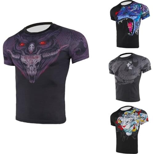 Summer Men Breathable Sport Active Running T-shirt Short Sleeve Gym Fitness Shirt Mens Sports Shirts Jogging Training Clothing