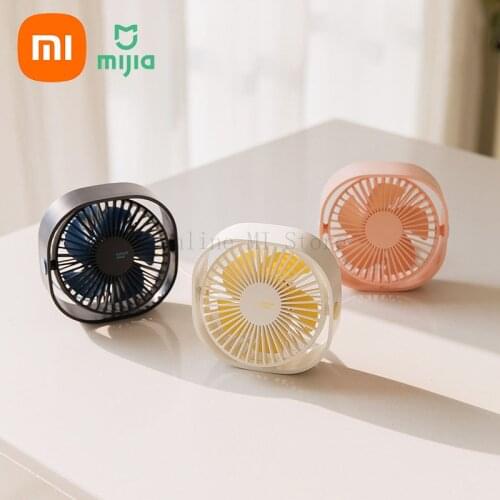 New Xiaomi Mijia 3life USB Desktop Fan 3-Speed Variable Speed 360 Degree Rotating mini fan 3 colors Cooling Fan
