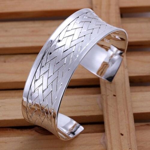 New Jewelry Silver plated Fashion Jewelry Finished Weaved Bracelets&Bangle,Wholesale SMTB031