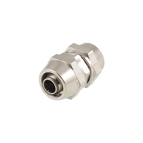 Pneumatic Air Tube Straight Quick Coupler Coupling Fitting 6mm x 10mm 2pcs