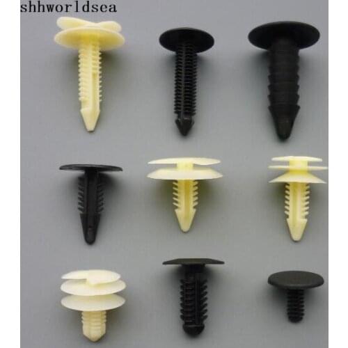 Shhworldsea 500pcs car door trim panel retainer firewall insulation clip cowl vent seat back fasteners