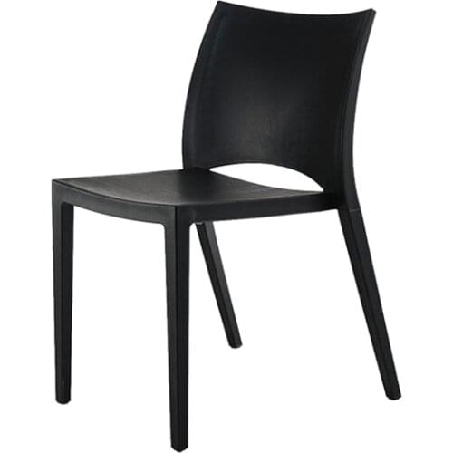 Set of 4 Weather Resistant Strong Capacity Outdoor And Indoor Use PP Material Dining Chair for Kitchen Dining Room Living Room