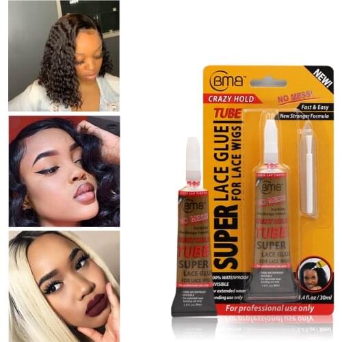 BMB Super Lace Glue For Lace Wigs Tube Crazy Hold 1 Fl Oz / 30ml