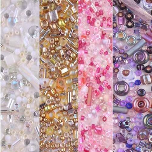 Taidian Fashion Japanese mutilcolor Miyuki Assorted Seedbeads For perfect wedding projects 10grams/lot