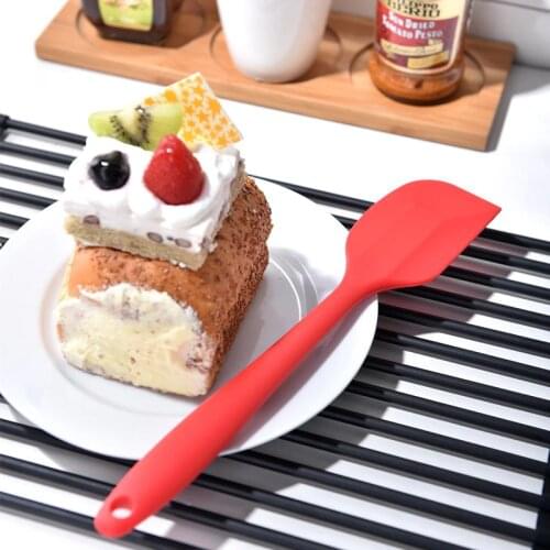 Food Grade Non Stick Butter Cooking Silicone Spatula Set Cookie Pastry Scraper Cake Baking Spatula Silicone Spatula