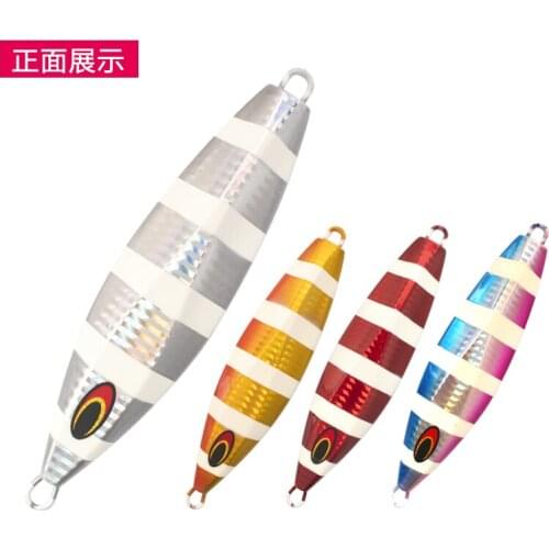 2021 NEW MADMOUSE Slow Metal Jigging Lure Glow Fishing Lure Bait Lure Slow Fall Jigs Fishing Jig 200g 250g 300g Saltwater Lures