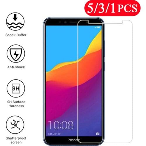 5/3/1Pcs for huawei Y7 Y7p Y6 pro Y6p Y6s Y5 prime 2018 2019 lite tempered glass phone screen protector protective film on glass