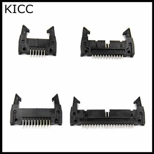 5Pcs Ox Horn Socket DC2-26P 2.54mm Straight pin Horn hook PCB Connector