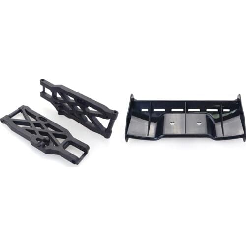 8169 Rear Lower Suspension Arm With 8216 Tail Wing For 1/8 ZD Racing 9020-V3 9021-V3 08421 08423