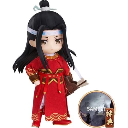 Pre-Sale Master of The Magic Dao Lan Wangji Qishan Riding Shooting Anime Figures Model Desktop Ornaments Q Version Figure Model