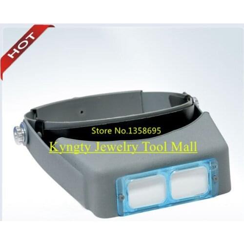 Free Shipping Goldsmith Tool Jewelry Tools Magnifying Lamps 2.5X Head-Wearing Magnifier Jewelry Magnifier Promotion