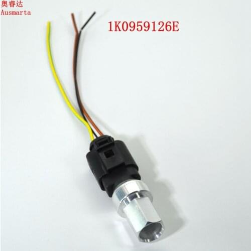 2 PCS Air Conditioning High Low Pressure Sensor With Plug For Leon Fabia Octavia Golf Polo BoraModel 1K0 959 126 E