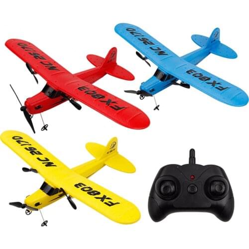 FX803 Remote Control Glider Toy Hand Throwing Foam Electric Drone Fixed Wings Radio RC Airplane Model Outdoor Toys for children