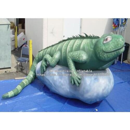 10ft giant inflatable lizard stone balloon with blower for outdoor decoration Customized color
