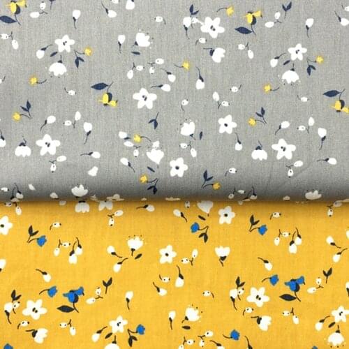 Floral prints Cotton twill fabric for sewing upholstery tecido tissue patchwork bedding quilting Material
