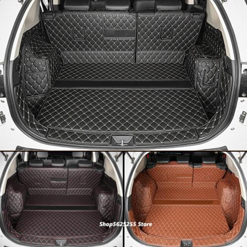 Trunk Mat Interior Modification Fully Surrounded Stereoscopic For Mitsubishi Outlander 2014 2015 2016 2018 2019 2020 Tail Pad