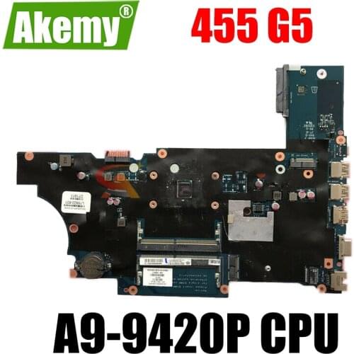 For HP PROBOOK 455 G5 Laptop Motherboard With A9-9420P CPU L15822-601 L15822-001 DAX9AAMB6E0 100% fully tested