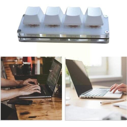 Mini Keyboard 4 Keys One Key Password Customized Shortcut Sayodevice Programmable Keyboard Keypad DIY Mechanical Shortcut K K6L0