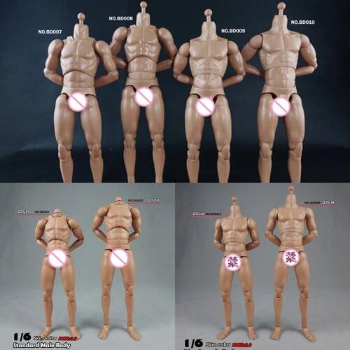 COOMODEL 1/6 Scale Male Standard Muscle Body Figure Narrow / Wide Shoulders High Figure Model for 12'' DIY Action Figure