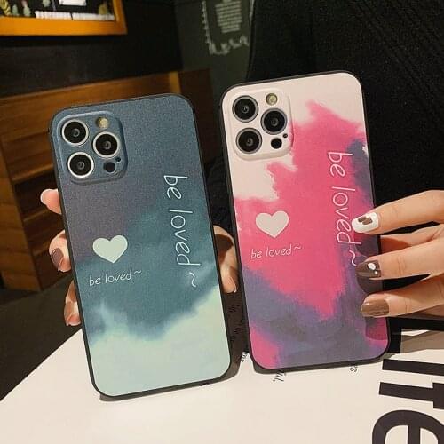 Fashion 3D Relief Be Loved Phone Case For Iphone 12 Mini 11 Pro MAX X XR XS Max SE 2020 7 8 Plus Shockproof Soft Cover Funda