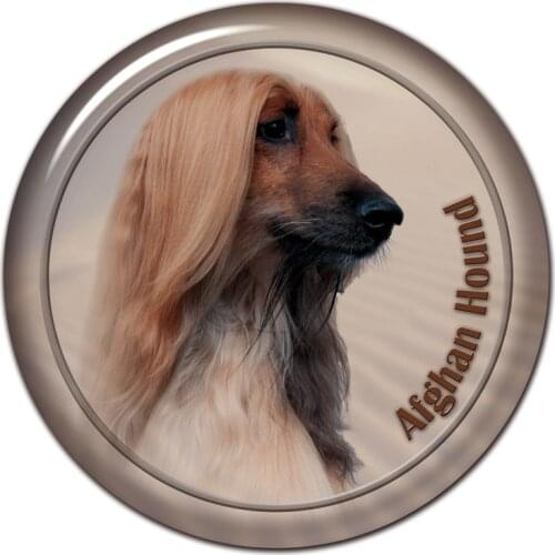 S30402# 13CM/15CM/17CM PVC Decal Afghan Hound Dog V1 Car Sticker Waterproof for Bumper Rear Window Laptop Toilet