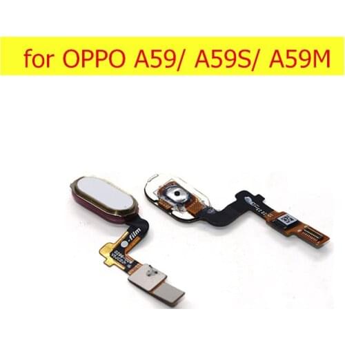 For OPPO F1S/ A59/ A59S/ A59M Fingerprint Sensor Scanner Connector Home Button Key Touch ID Flex Cable Repair Replace Parts Test