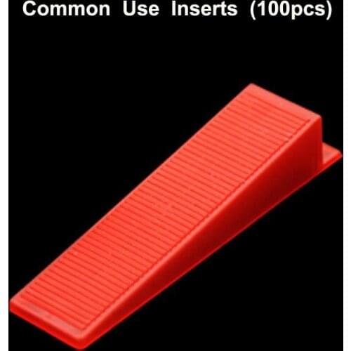 100pcs Tile Leveling System Red Wedge For Tiling Tools