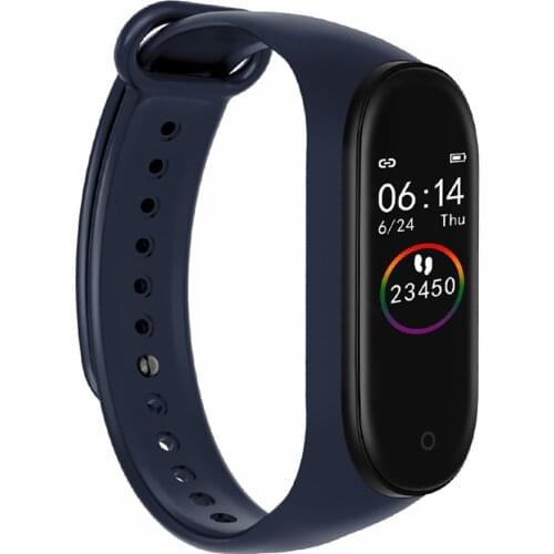 New M4 Smart Bracelet Men Fitness Smart Wristband Women Sports Tracker Smartwatch Play Music Bracelet M4 Band for Adriod IOS