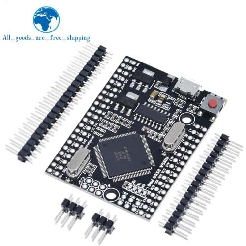 TZT Mega2560 PRO MINI 5V (Embed) CH340G ATmega2560-16AU with male pinheaders Compatible for arduino Mega 2560
