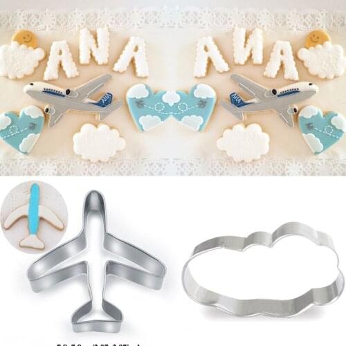 1pcs patisserie reposteria Plain Cloud Stainless Steel Metal Cookie Cutter Fondant Cake Decor Tools Cupcake Biscuit Pastry Shop