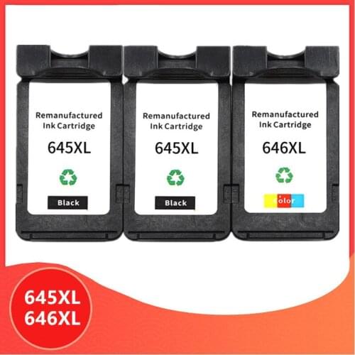 3Pack PG645 CL646 XL ink cartridge replacement for Canon PG-645 CL-646 PG 645 CL 646 Pixma MG2460 MG2560 MG2960 MG2965