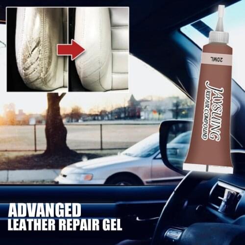 7Types Liquid Leather Repair Kit Auto Complementary Color Paste Car Seat Sofa Holes Scratch Cracks Rips Cream Care Coating
