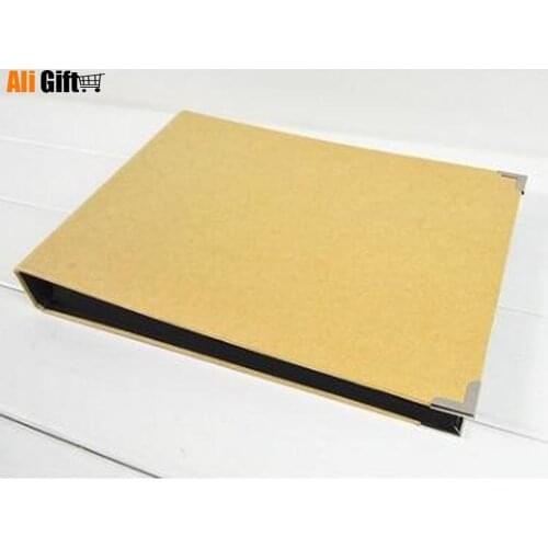 New Blank Paper Loose-leaf Scrapbook Photo Album Self-adhesive Retro Kraft Note Book Diy Handmade Family Memory Record Album