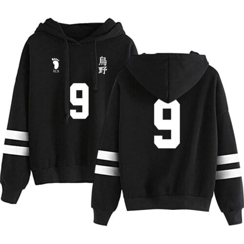 Anime Haikyuu Hoodies Sweatshirts Cosplay Men Hinata Shouyou Uniform Volleyball Haikyuu Harajuku Pullover Coat Boys Hooded