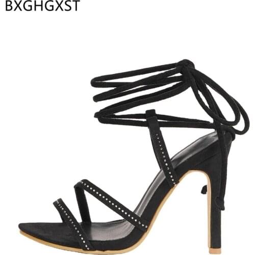 Woman Pumps Gladiator Sandals Women Office 2021 High Heels Sandals Women Black Heels Sandals Women Summer Luxury Designer Shoes