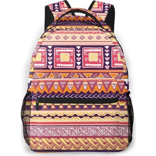 2021 Travel Backpacks Tribal Pattern Girl Backpack For Women Large Capacity School Bag For Teenage