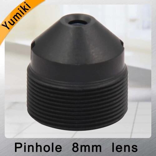 Yumiki infrared night vision camera 2.0MP pinhole lens 8mm 1/2.5" F1.6 M12 thread CCTV lens for surveillance camera