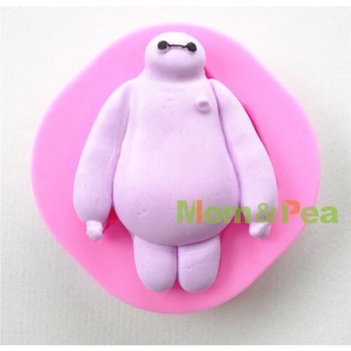 Mom&Pea 0650 Free Shipping Cartoon Big Bay Shaped High Quality Silicone Cake Decoration Fondant Cake 3D Mold S