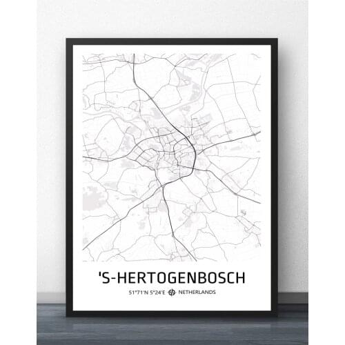 Nijmegen Rotterdam 'S-Hertogenbosch The Hague Tilburg Utrecht Zaanstad Zoetermeer Zwolle Poster Prints Paintings
