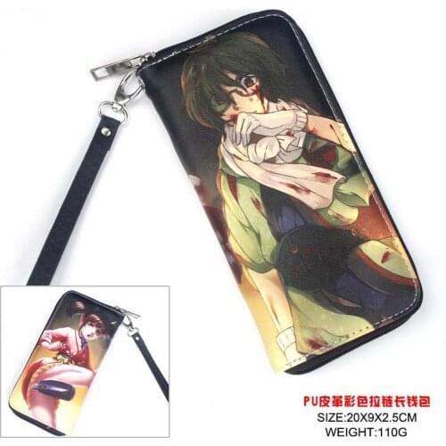 New Goods: Anime Koutetsujou No Kabaneri PU Long Wallet/Cell Phone Clutch Purse/Portable Purse