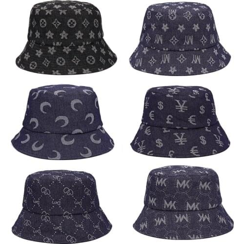 New Cowboy Letter Floral Bucket Hat Designer Summer Sun Caps Streetwear Luxury Hat Beach Cap Unisex Fishermans Hat Women Men