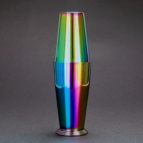 750ML Bar Cocktail Shakers Boston Shaker Stainless Steel with 3 Different Surface Finish