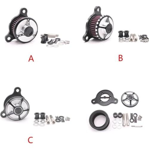 CNC Air Cleaner Intake Filter System Kit Motorcycle For Harley XLH883 XR1200X Sportster XL883 XL1200