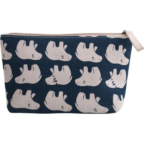 Printing Makeup Bags With Multicolor Pattern Cute Cosmetics Pouchs For Travel Ladies Organizer Pouch Women Cosmetic Bag