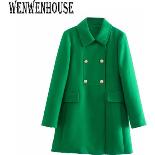 Женские элегантные пальто WENWENHOUSE China At AliExpress