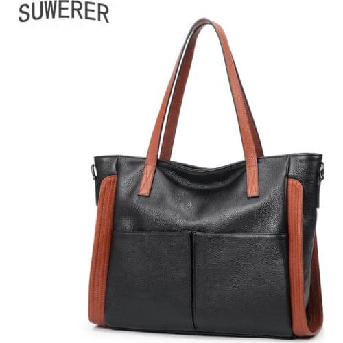 High Quality Women Genuine Cowhide Leather Bags Women Luxury Handbags Women Bags Designer Famous Brand Women Purse Female Tote